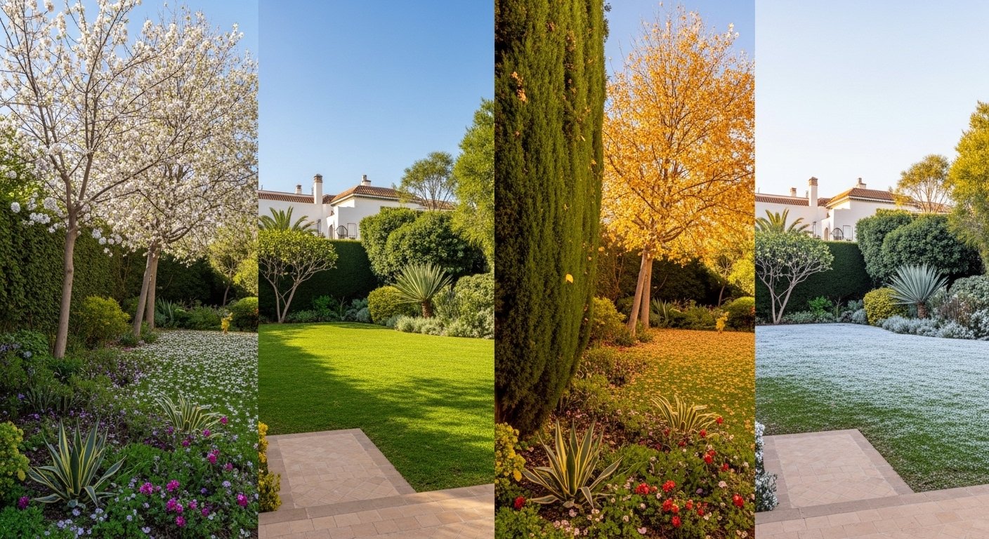 Contrat d entretien de jardin annuel à Tanger — jardins maintenus toute l'année