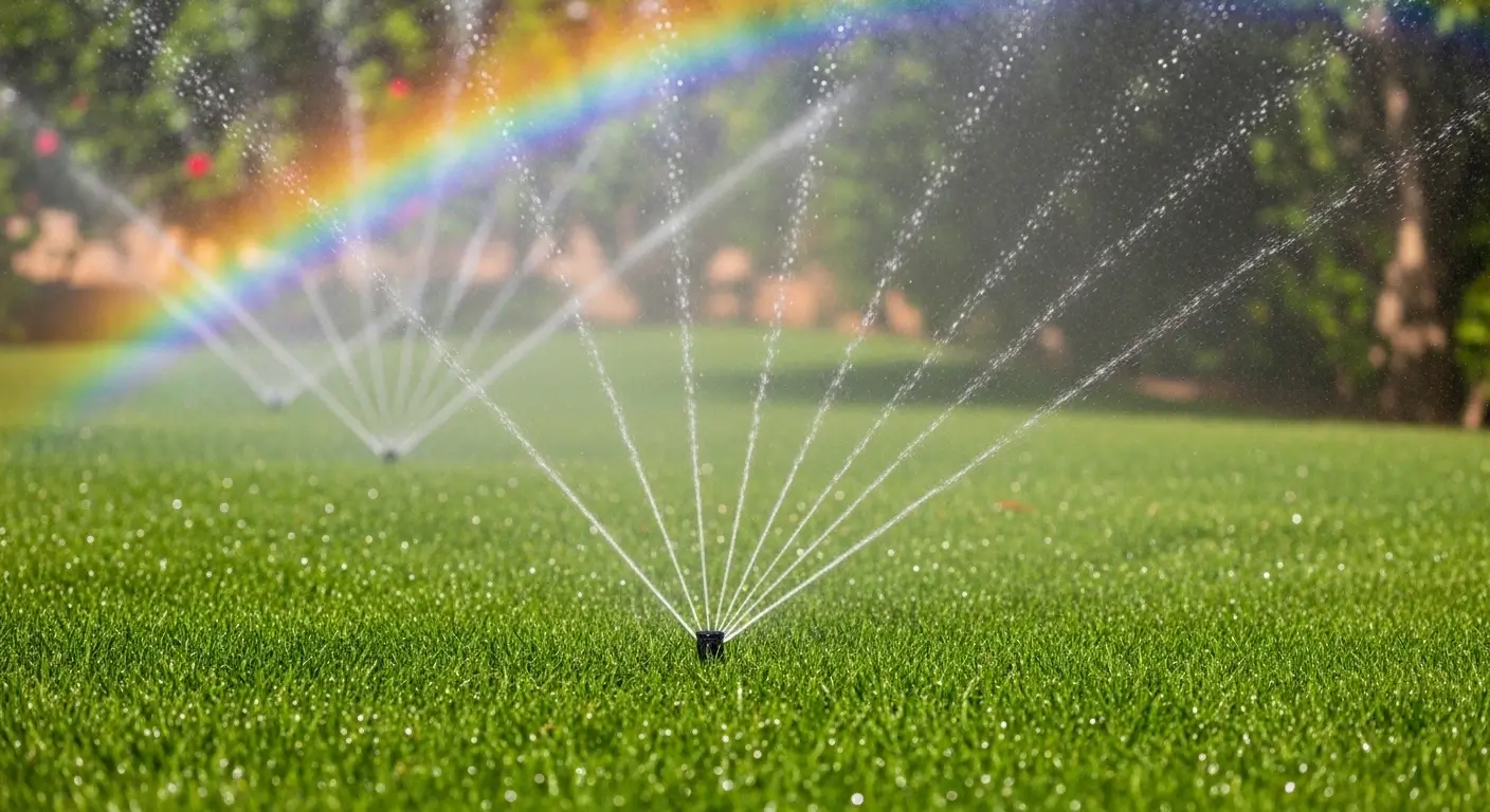 Installation d'arrosage automatique pour jardin à Tanger — système d'irrigation programmable